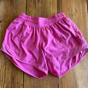 Lululemon Hotty hot shorts, Sonic pink